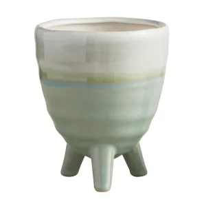 3 LEG AQUA STONE POT
