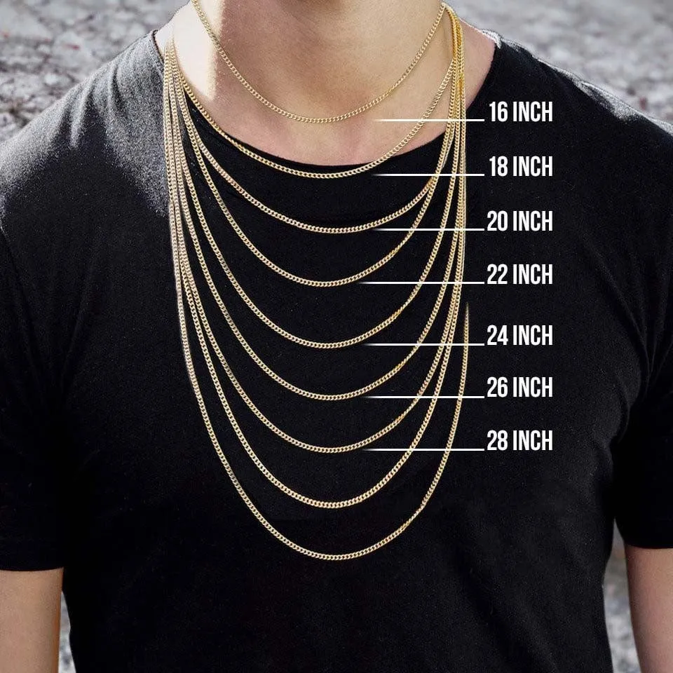 7mm Curb Link Chain - 925 Sterling Silver