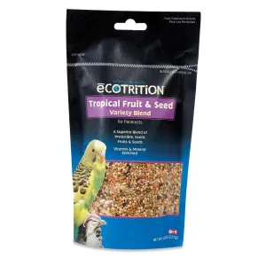 8 in 1 Ecotrition Parakeet Variety Blend 8 oz; available in 3 flavour blends.