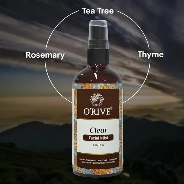 Anti-Acne Toner, Clear Facial Mist for Oil Skin 100ml