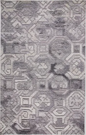 Asher 8638772F Medium Grey Rug