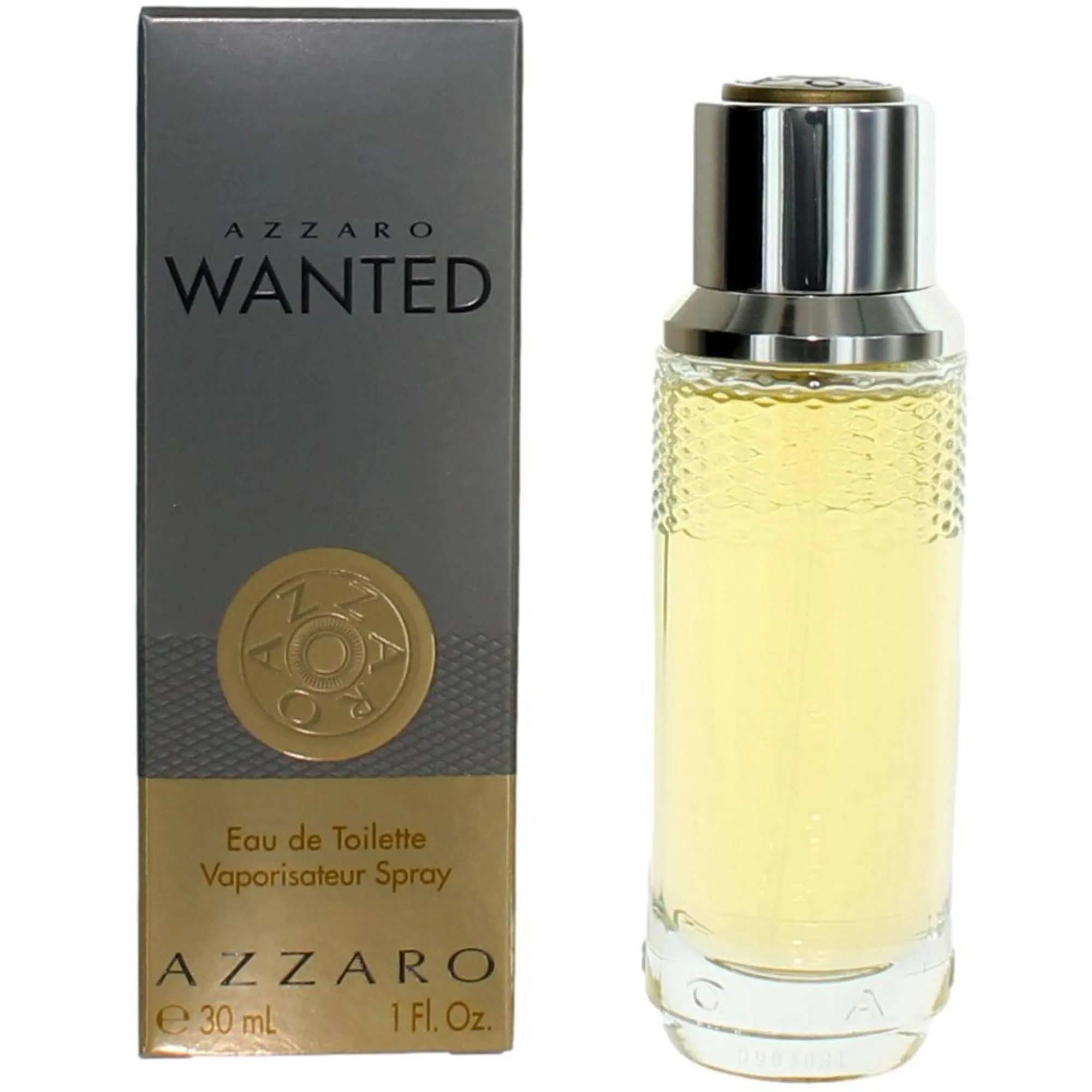 Azzaro Men's Eau De Toilette Spray - Wanted Woody Spicy Captivating Fragrance, 1 oz