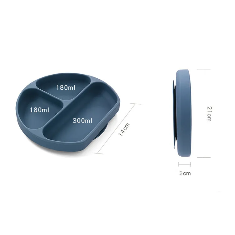 Baby Silicone 4 Pcs Feeding Set | Rose