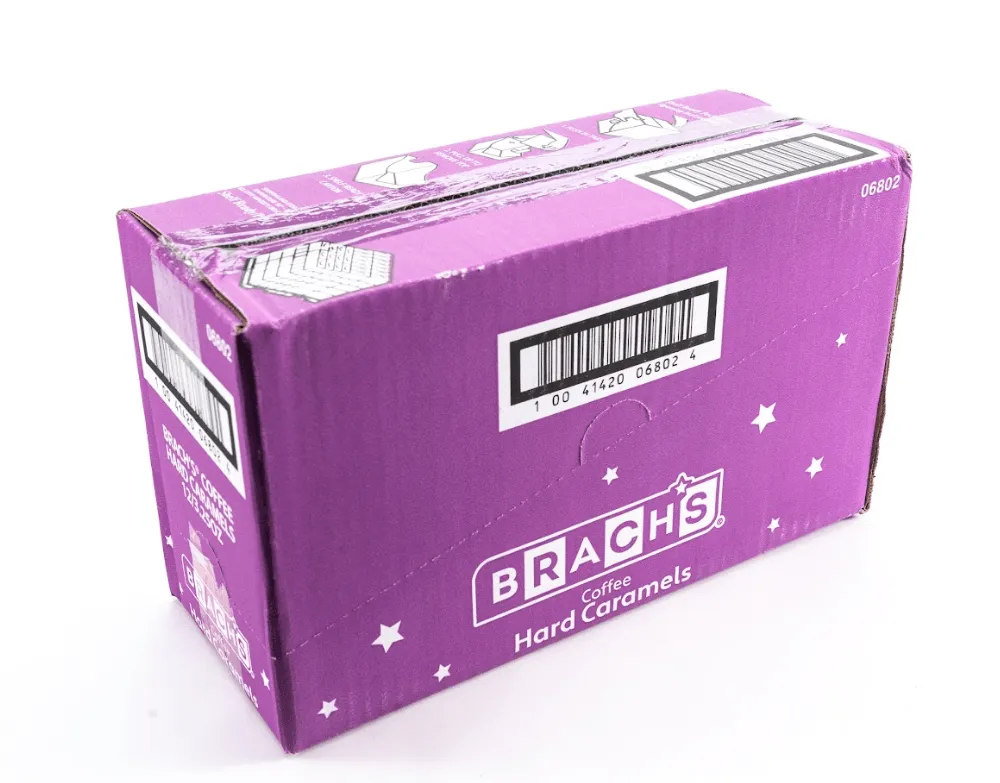 Brachs Nips Coffee Hard Candy Peg Bag Bulk Case (3.25 oz)