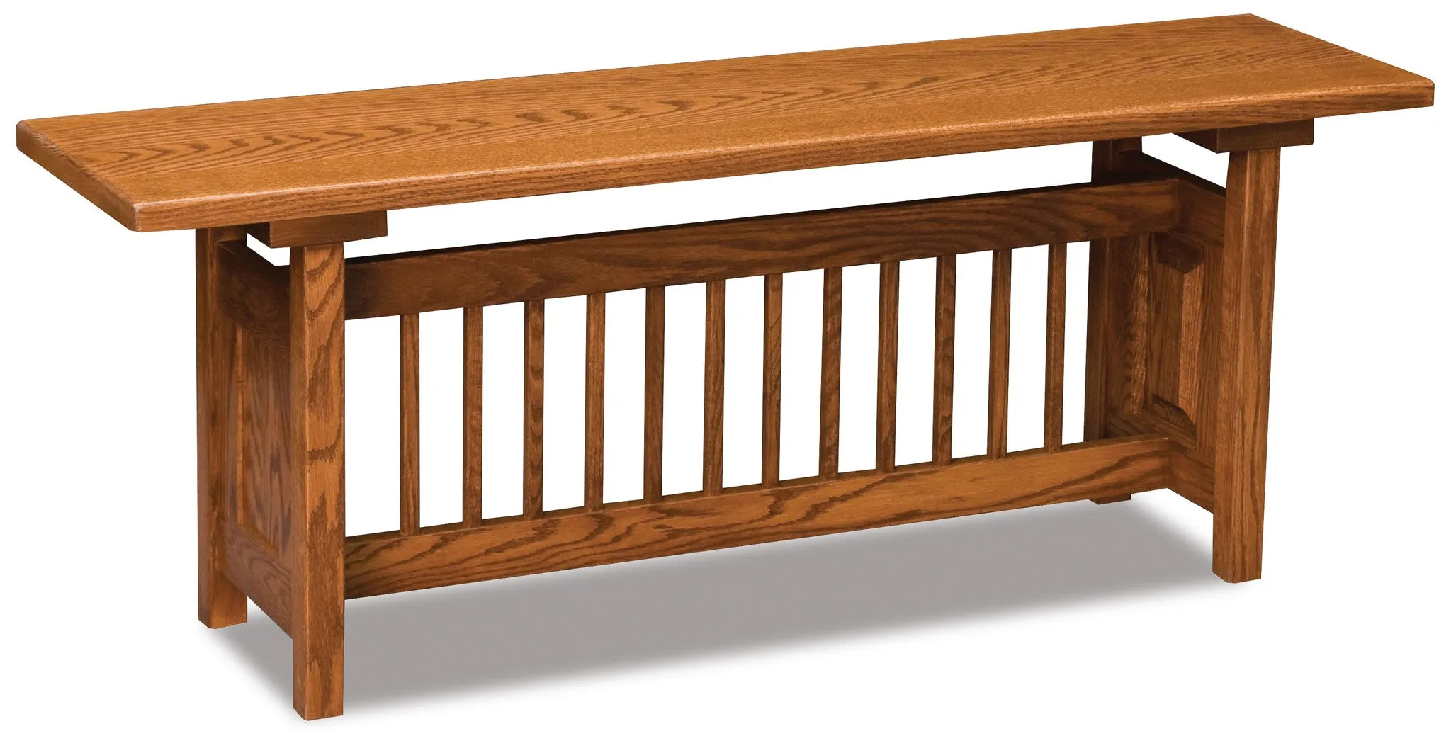 Classic Mission Trestle Bench