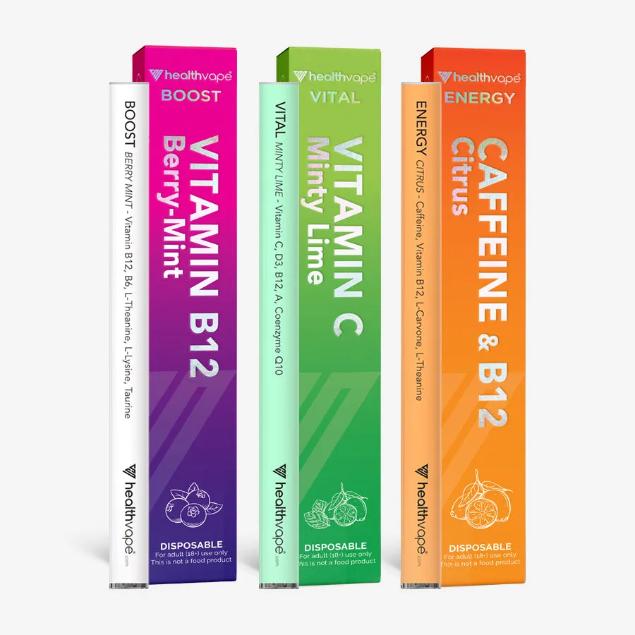 Energy 3-Pack - Berry Mint / Minty Lime / Citrus