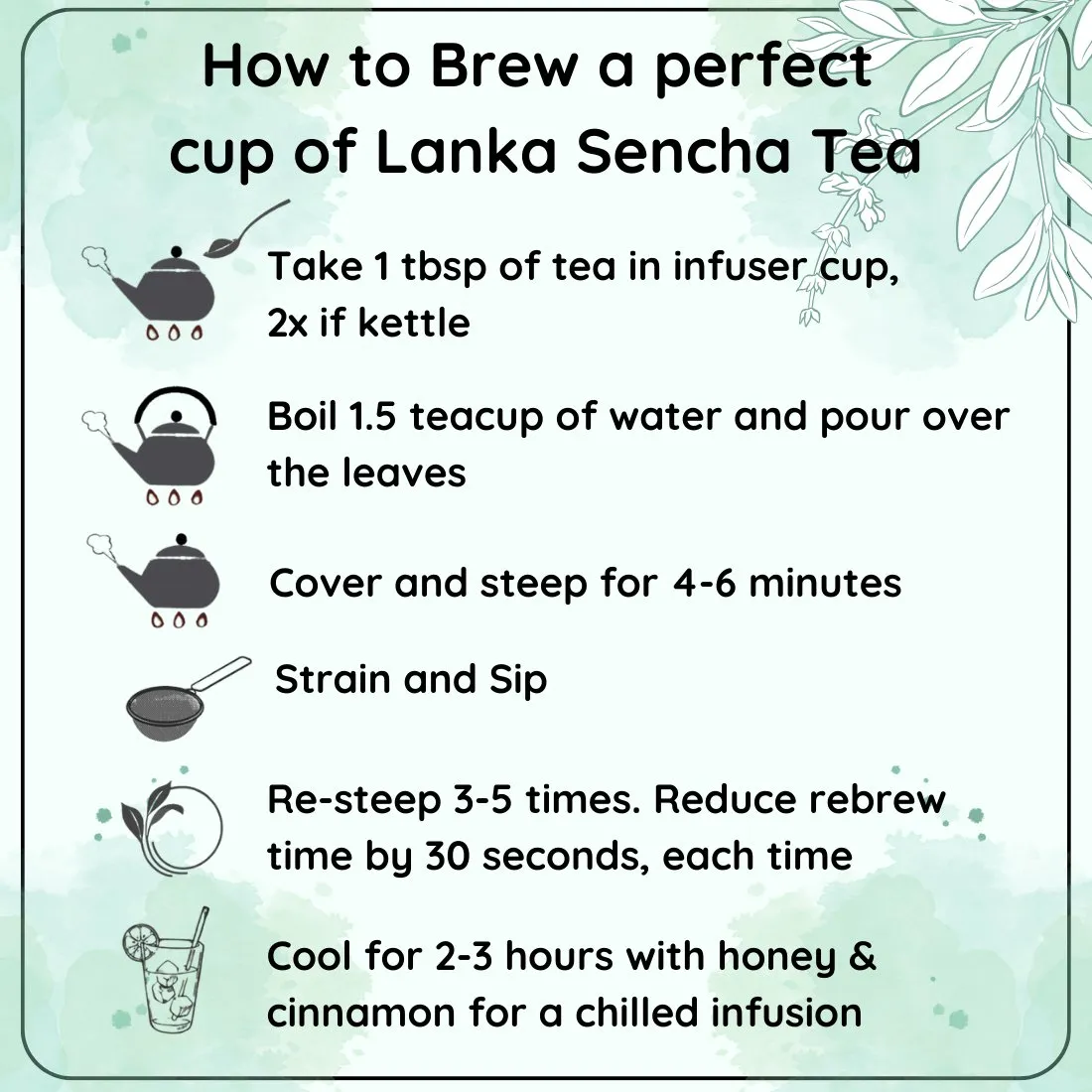 Energy Lanka Sencha Tea- A Tea That's Fresh and Zesty