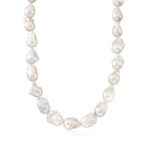 Freshwater Baroque Pearl Necklace 28.00 x 15.00 mm