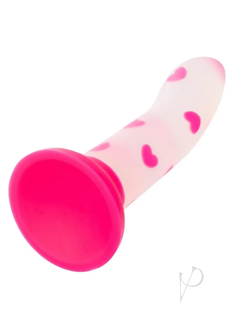 Glow Stick Heart Dildo Pink