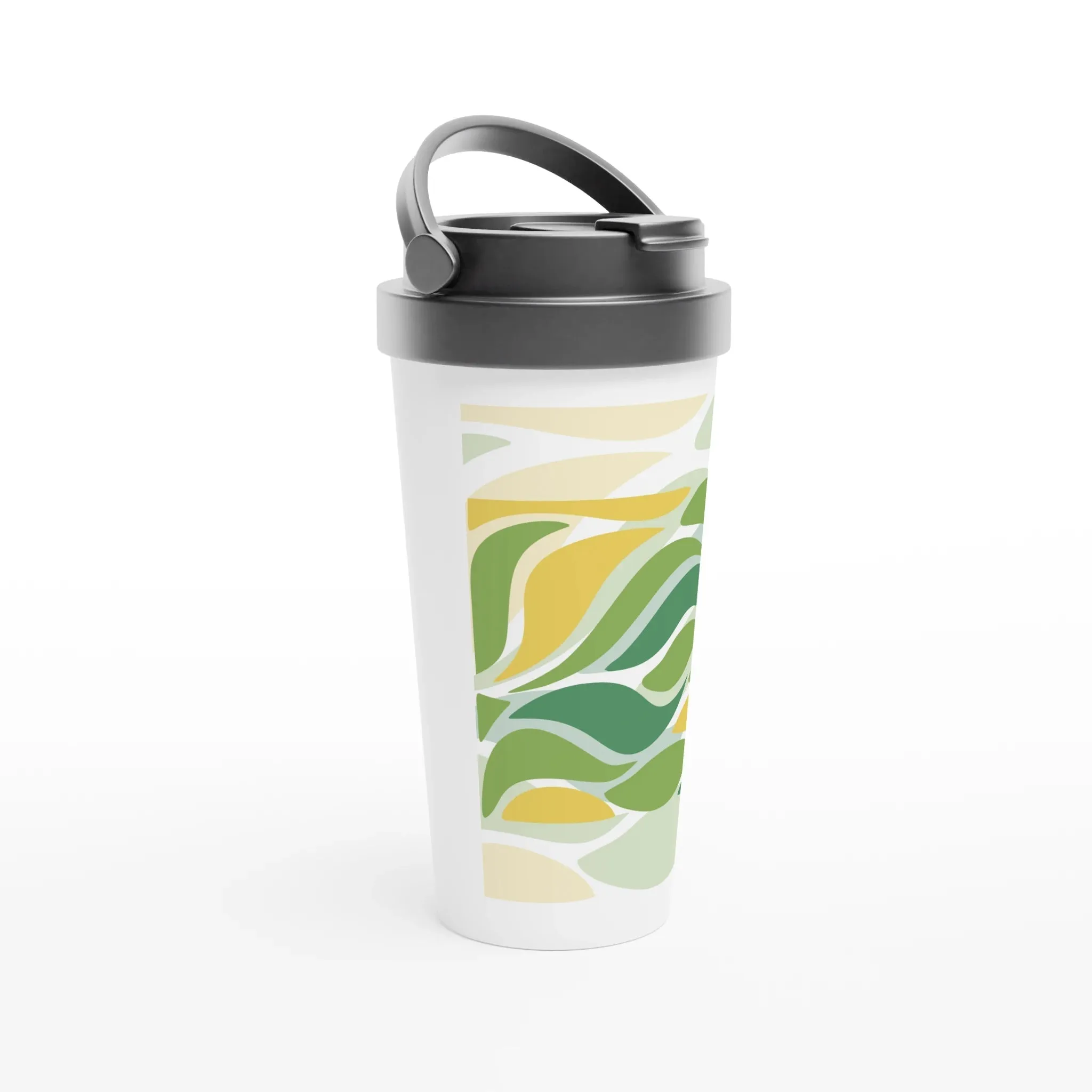 Green Abstract Organic Pattern Tumbler