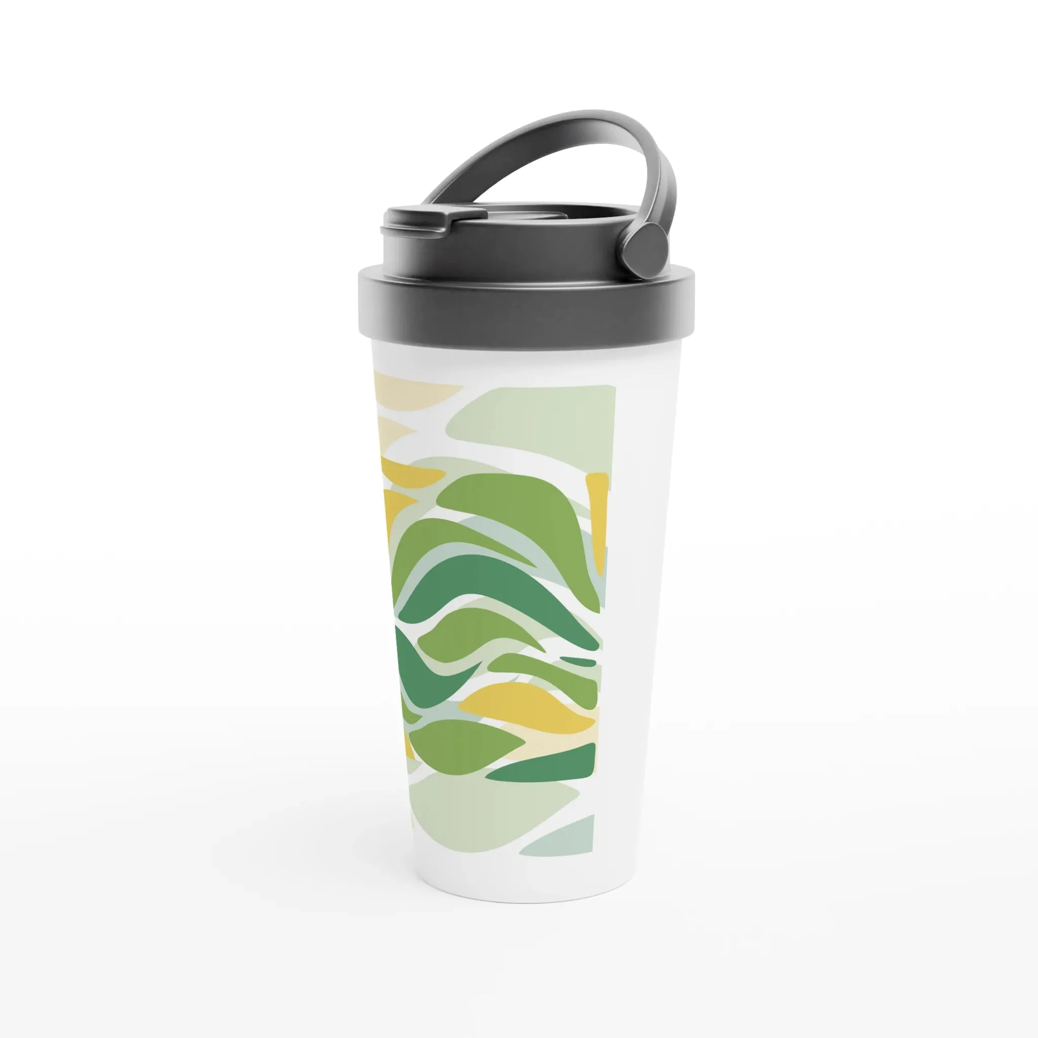 Green Abstract Organic Pattern Tumbler