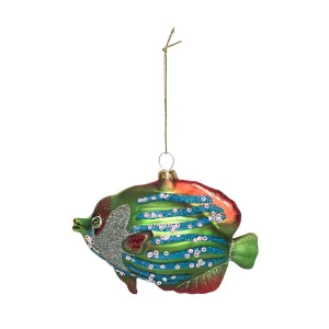 Green Fish Ornament