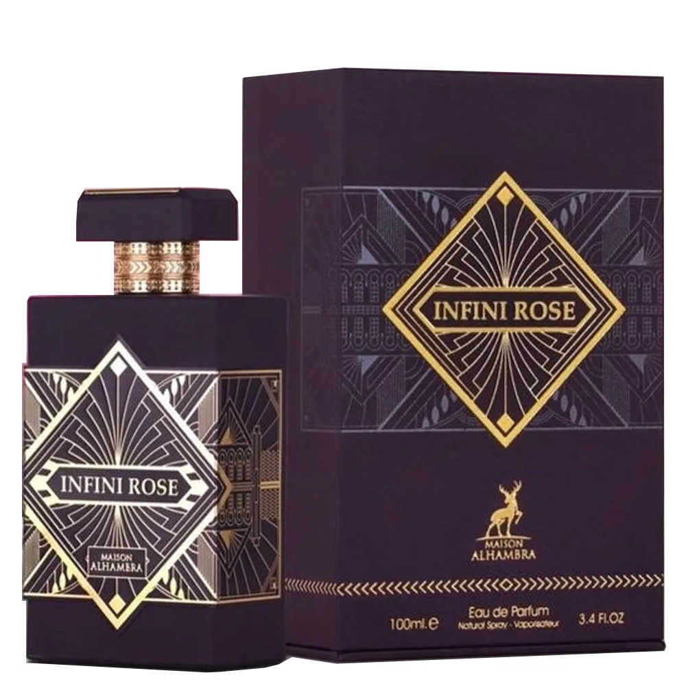 Infini Rose By Maison Alhambra Eau De Parfum Spray 3.4 oz 100 ml