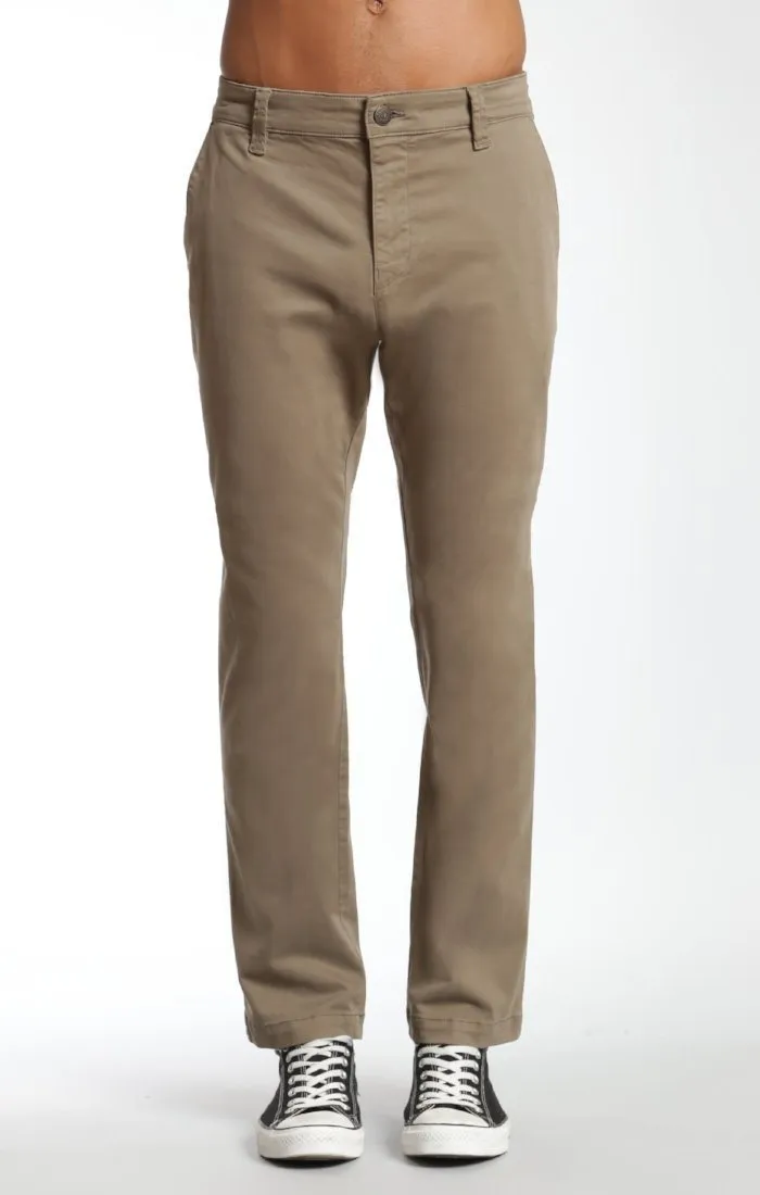JOHNNY SLIM LEG CHINO IN SAGE TWILL