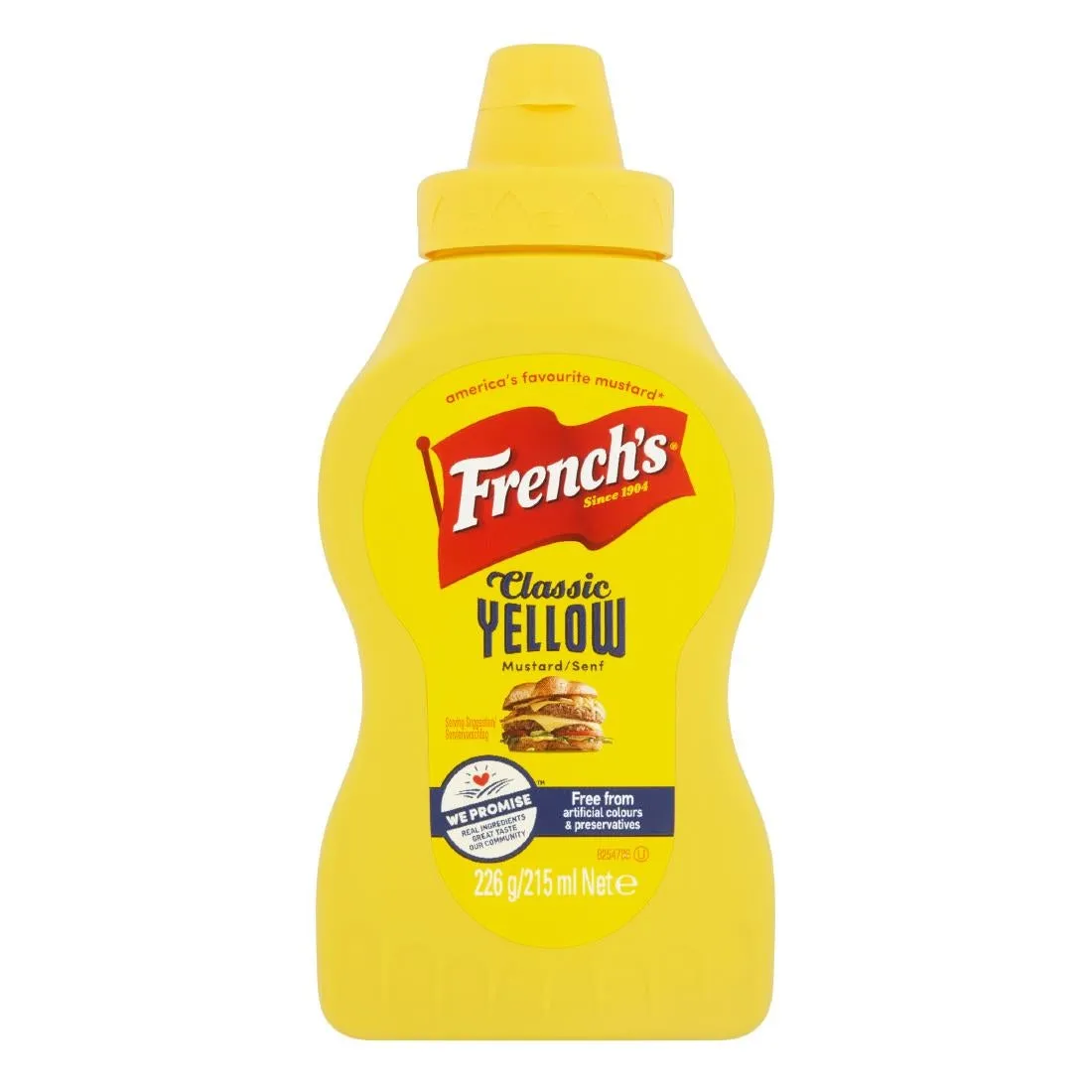 KA089 French's Classic Yellow Mustard 226g (Pack of 8)