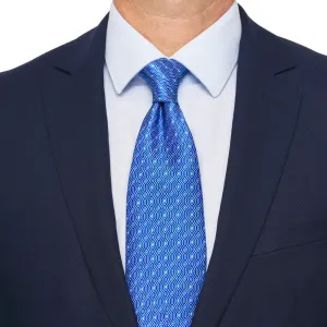 Light Blue Ritz Duchesse Silk Tie