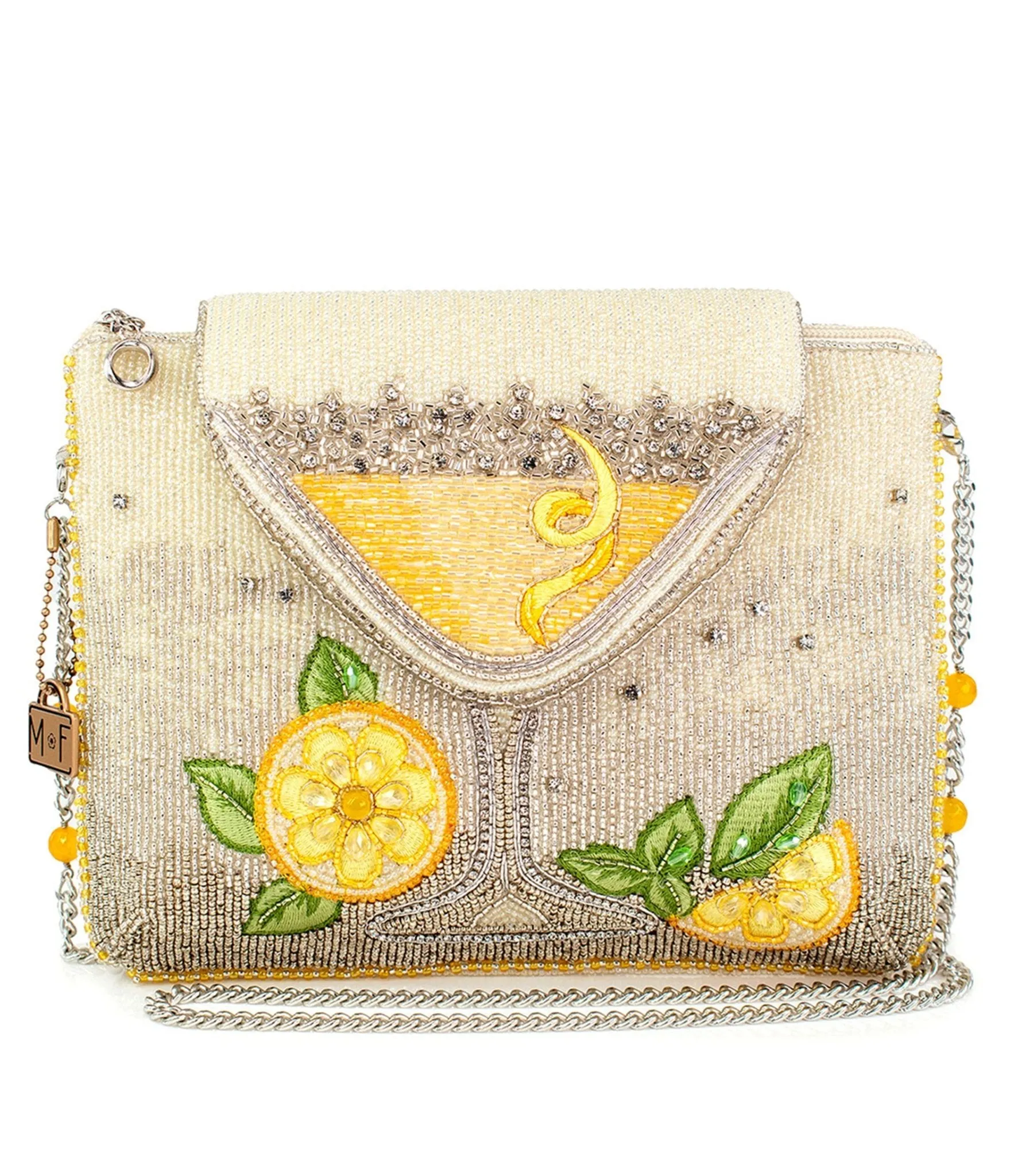 Mary Frances Lemon Drop Handbag