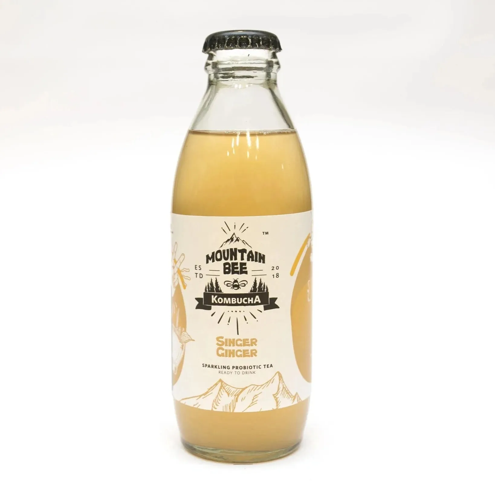 Mountain Bee Kombucha - Singer Ginger - Pack of 6