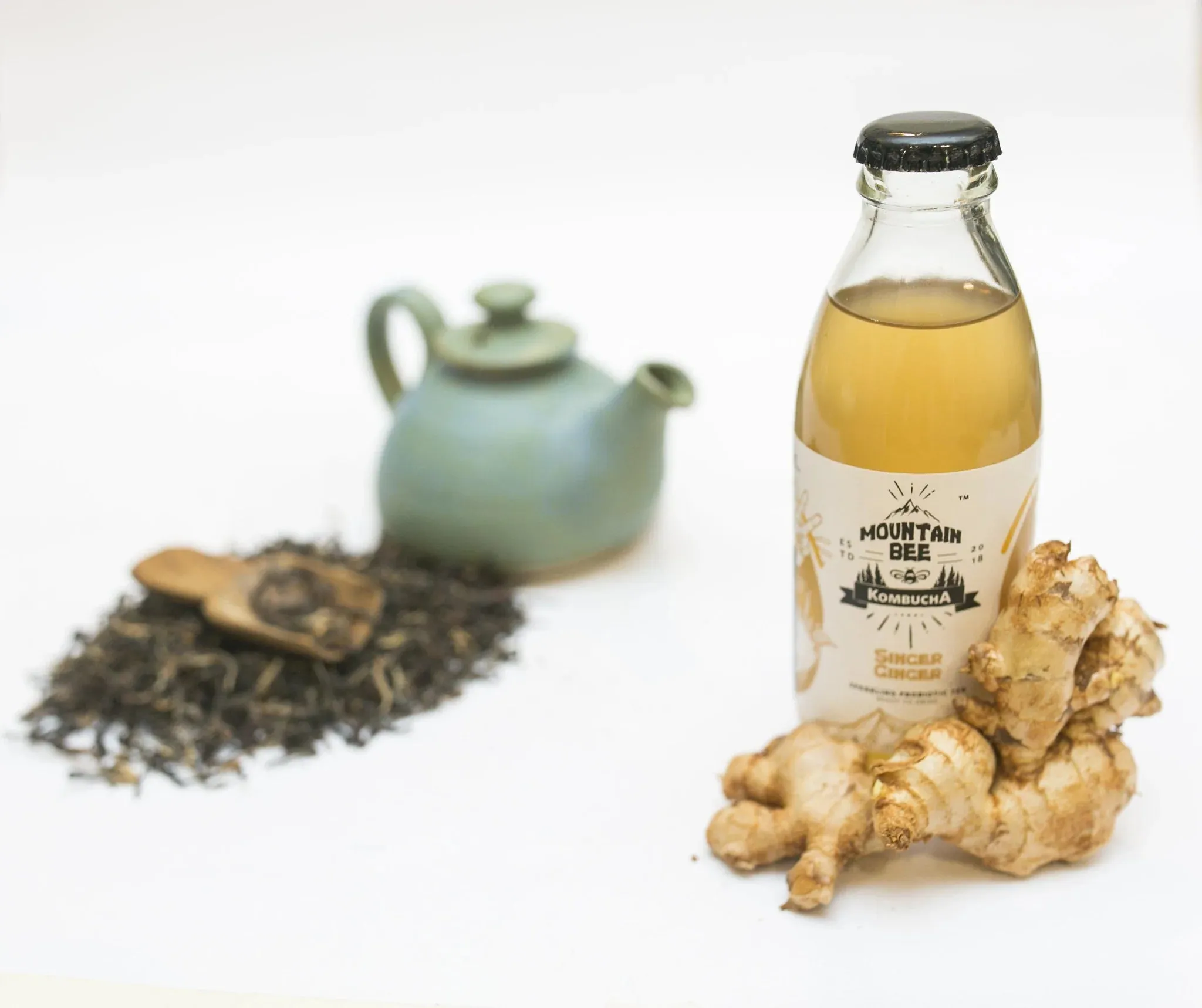 Mountain Bee Kombucha - Singer Ginger - Pack of 6