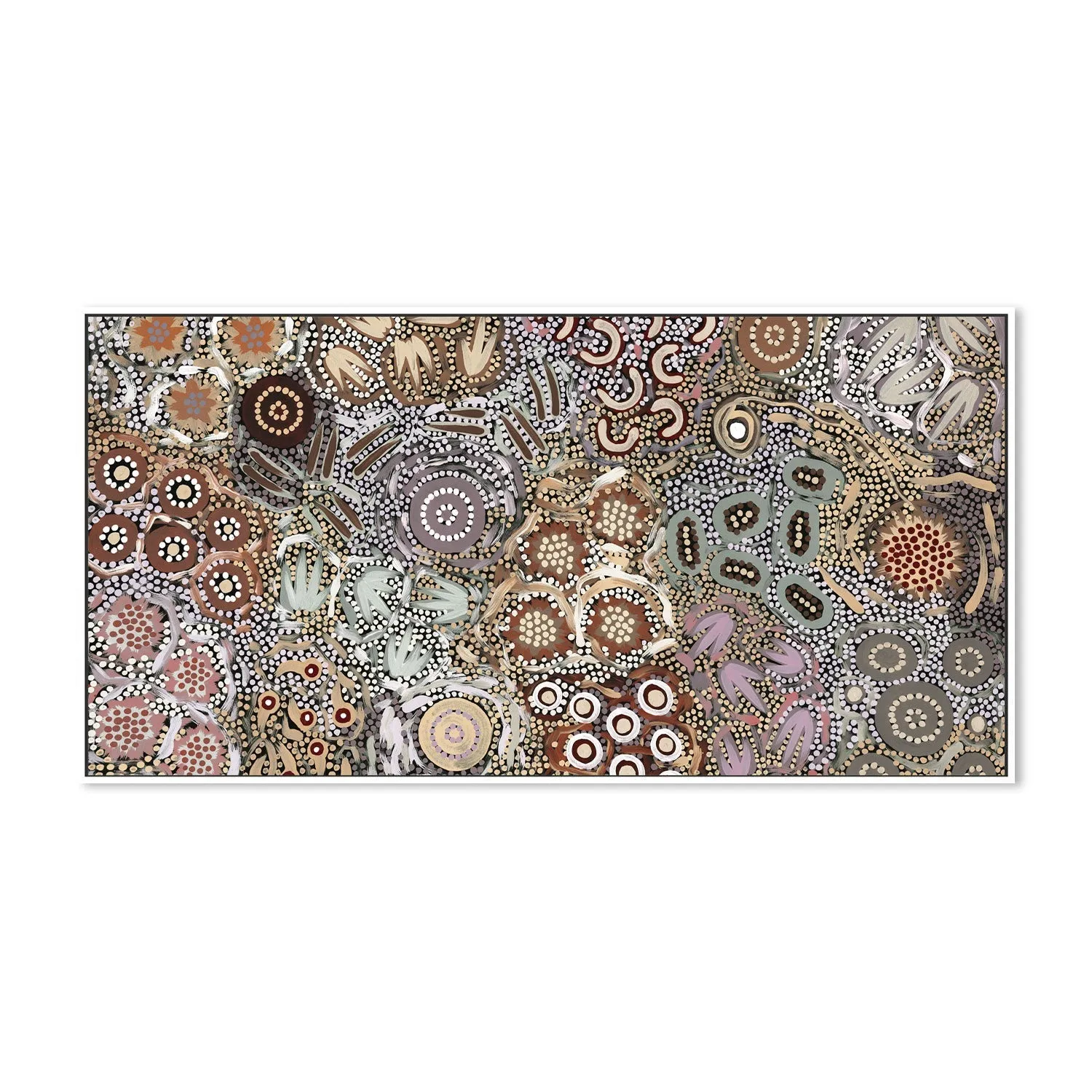 My Great Great Grandmothers Land, Style A, Warm Earthy Tone, By Azeza Possum