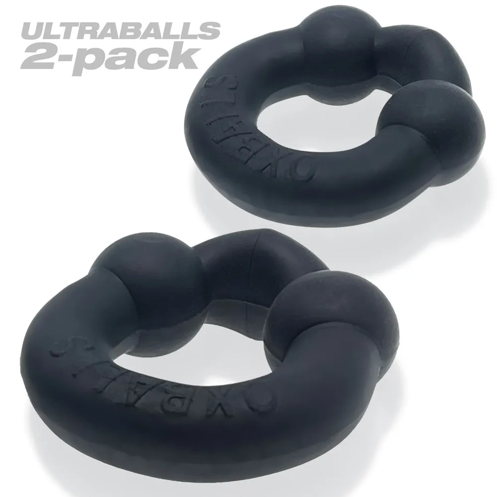 OxBalls Ultraballs 2-Pack Cockring Plus Silicone Special Edition Night