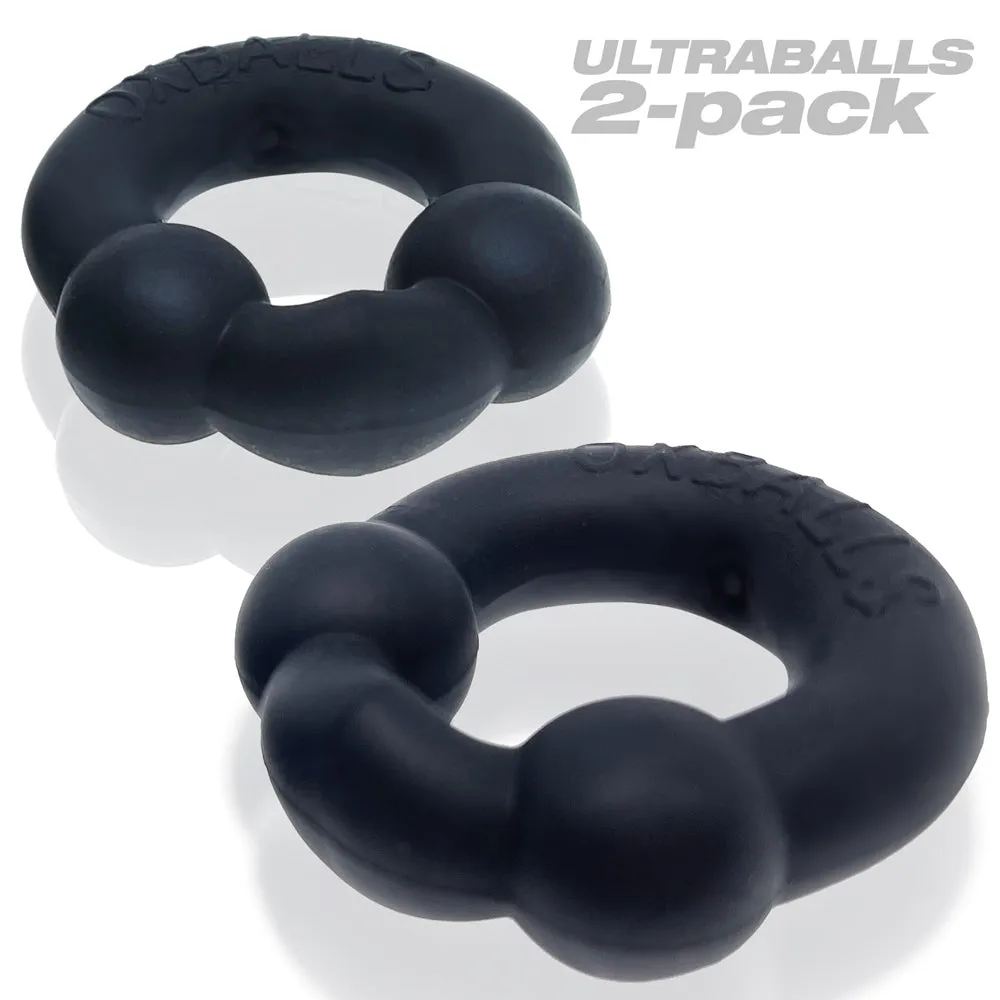 OxBalls Ultraballs 2-Pack Cockring Plus Silicone Special Edition Night