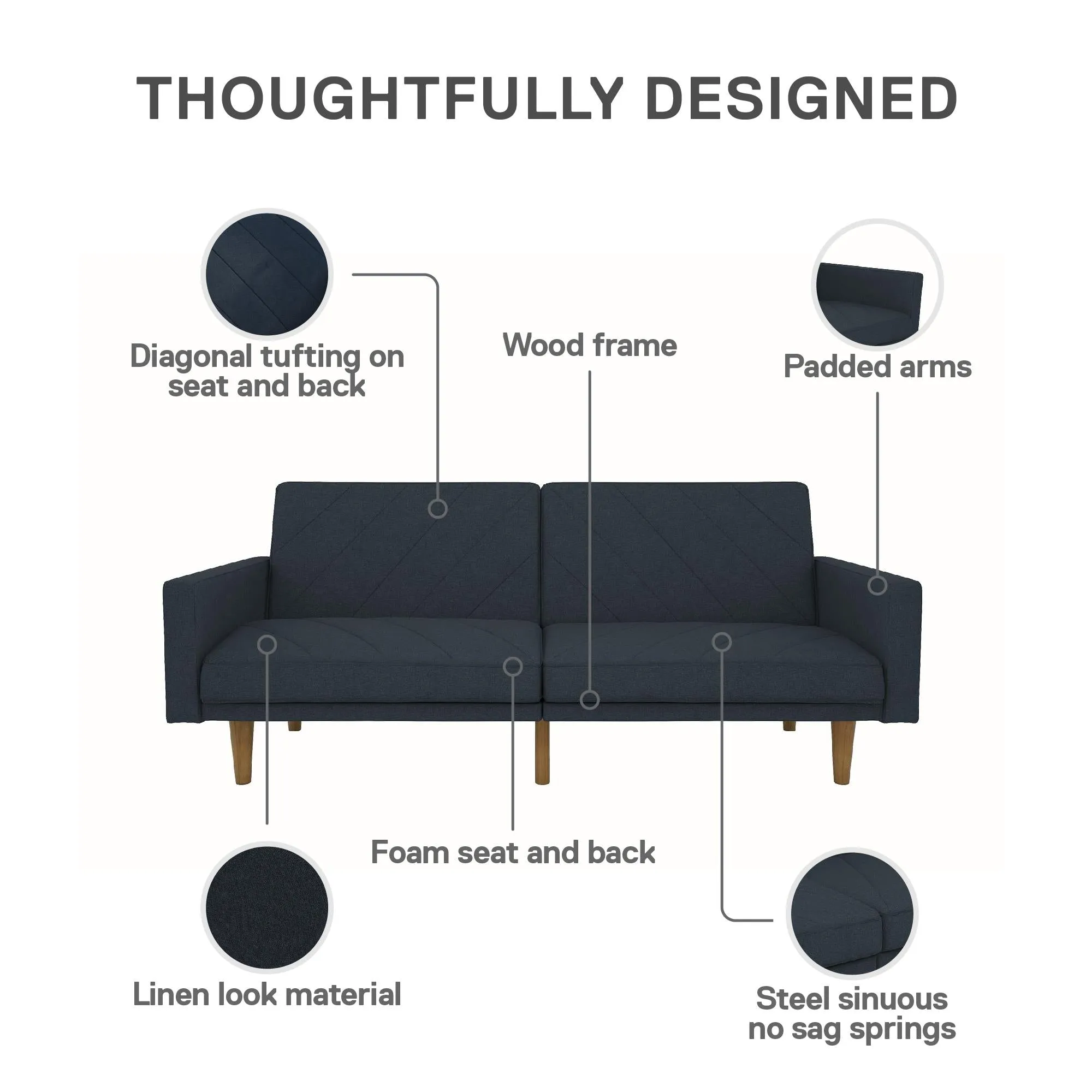 Paxson Futon Sofa Bed