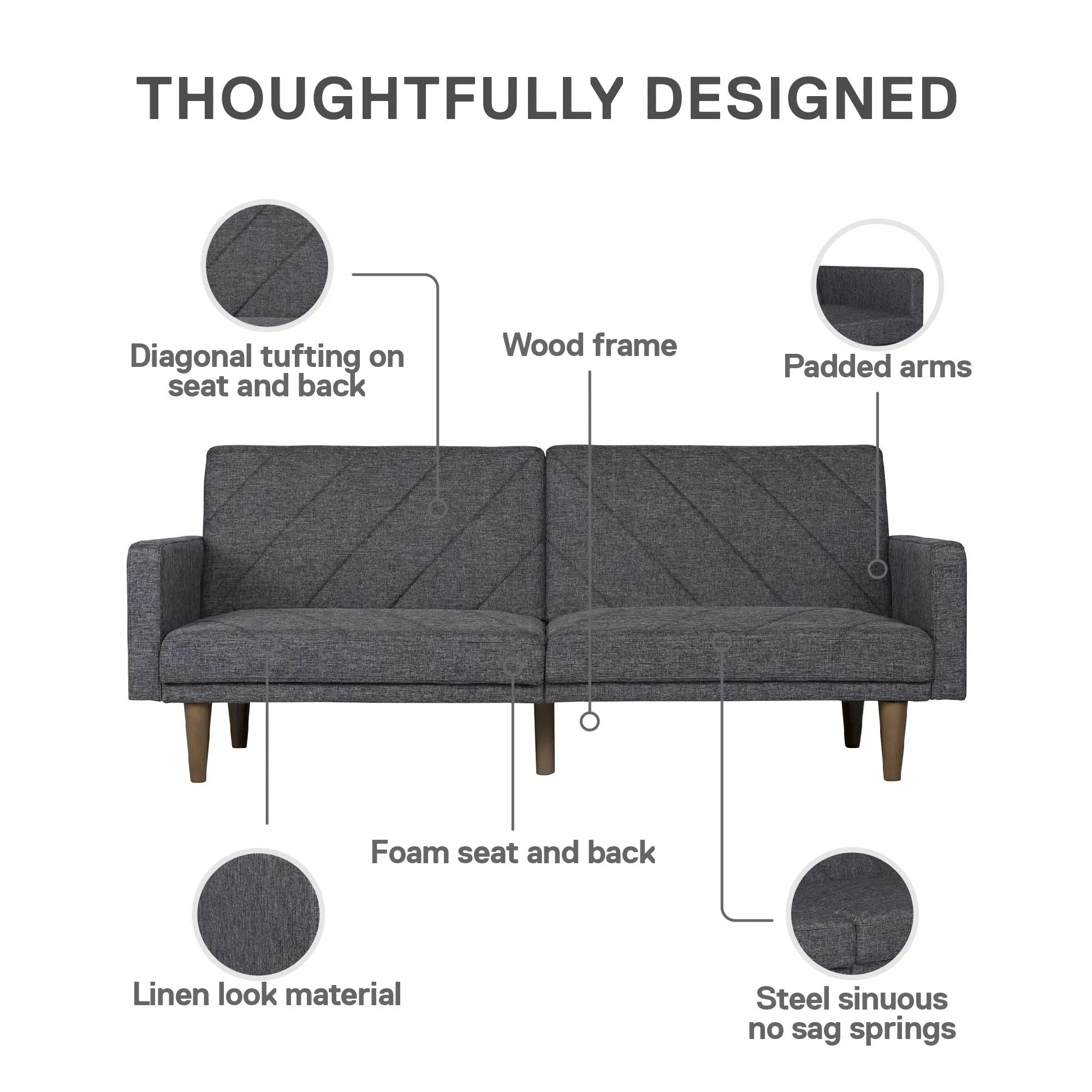Paxson Futon Sofa Bed