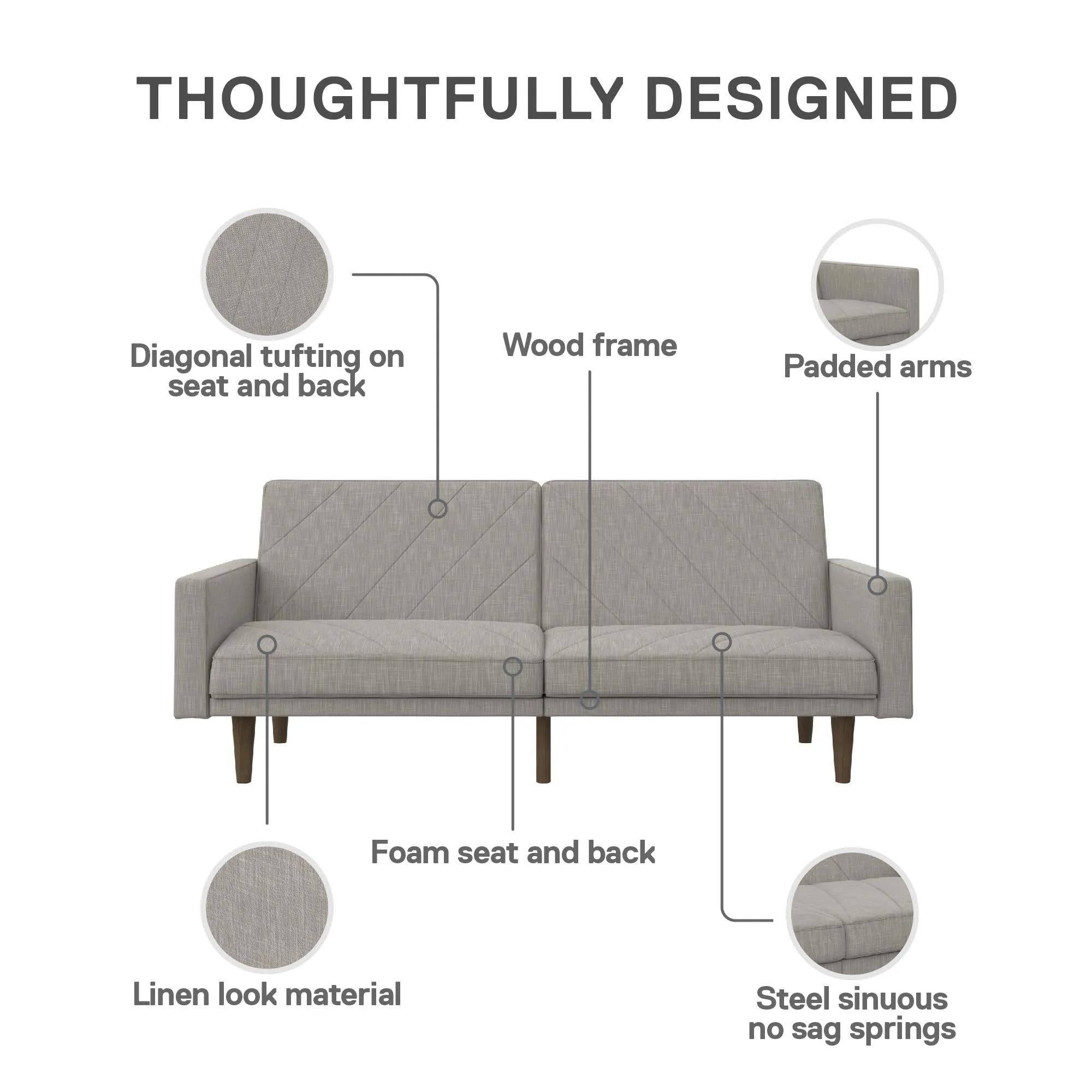Paxson Futon Sofa Bed
