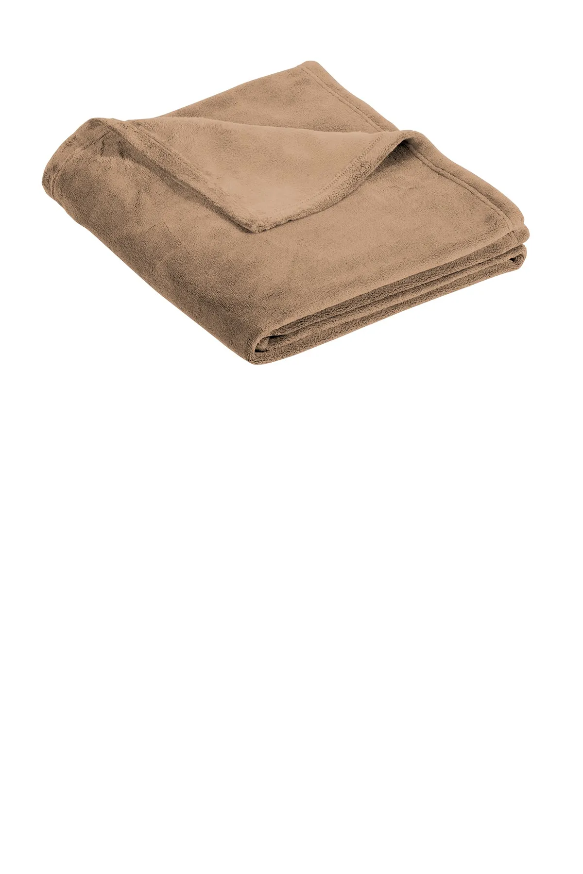 Port Authority Ultra Plush Customized Blankets, Fawn