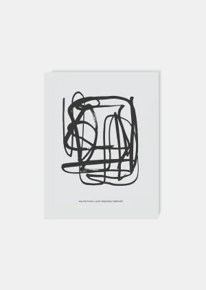 Psalm 136:1 Art Print