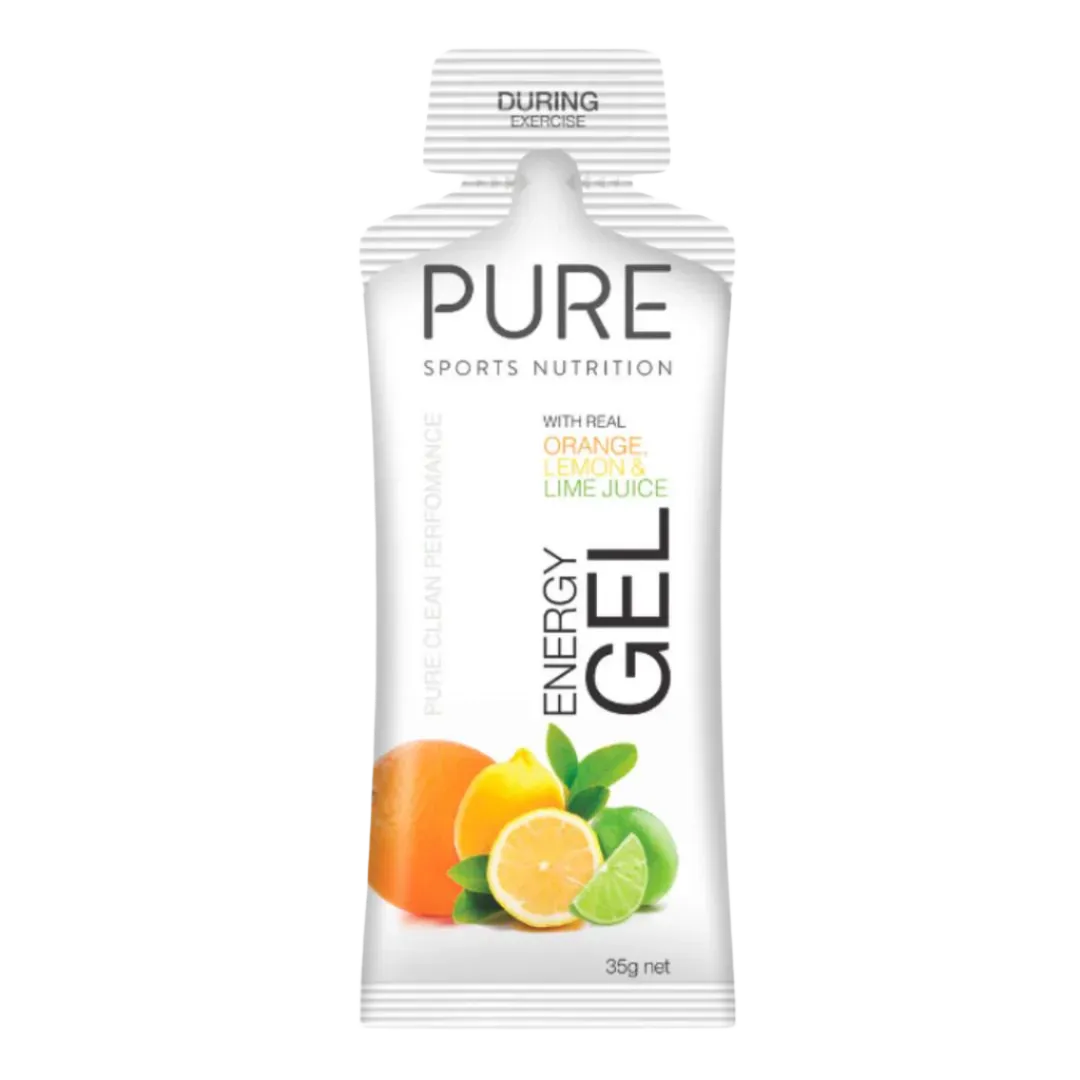 Pure Sports Nutrition - Energy Gels - Orange Lemon Lime