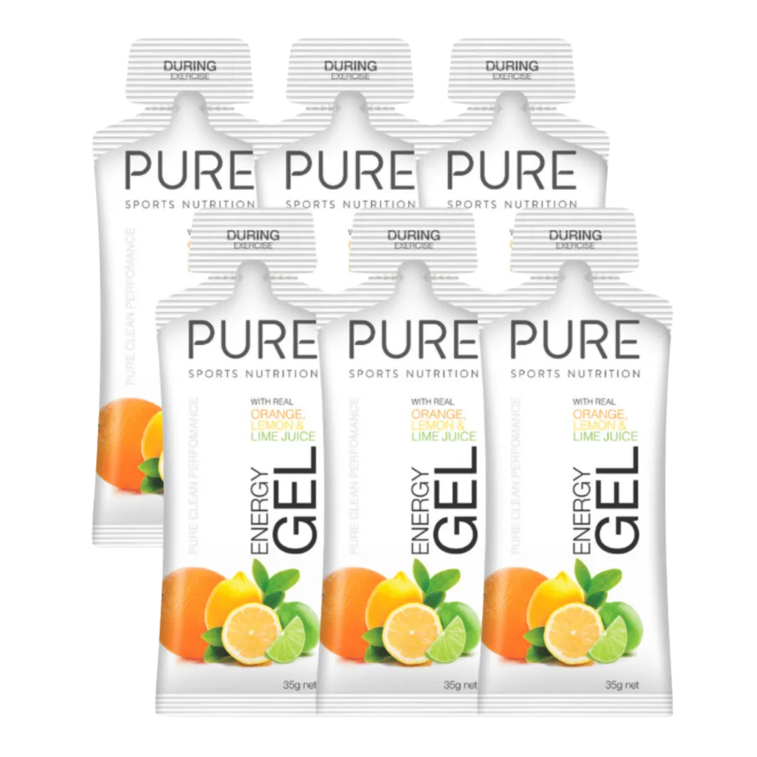Pure Sports Nutrition - Energy Gels - Orange Lemon Lime