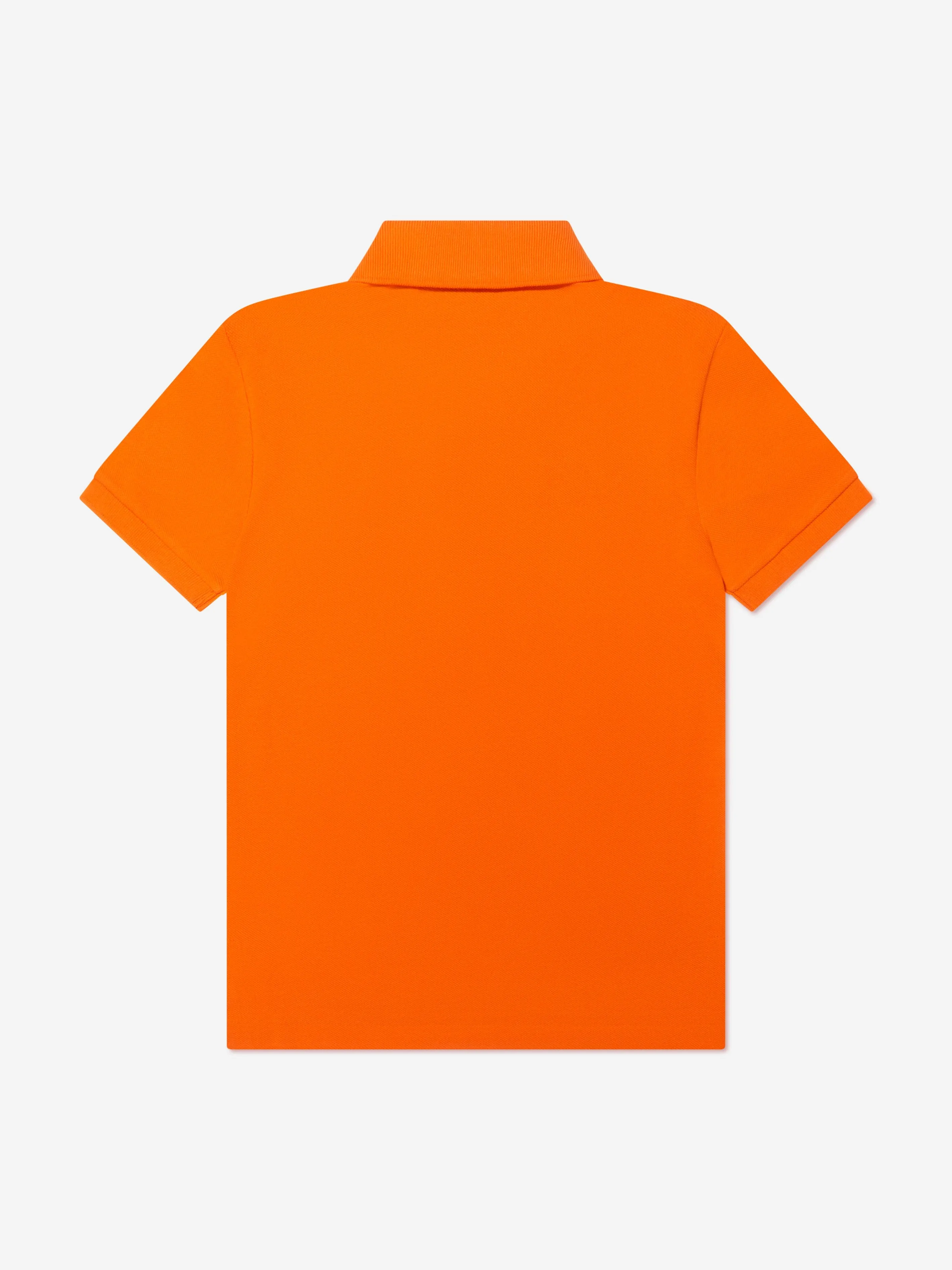 Ralph Lauren Boys Custom Fit Polo Shirt in Orange