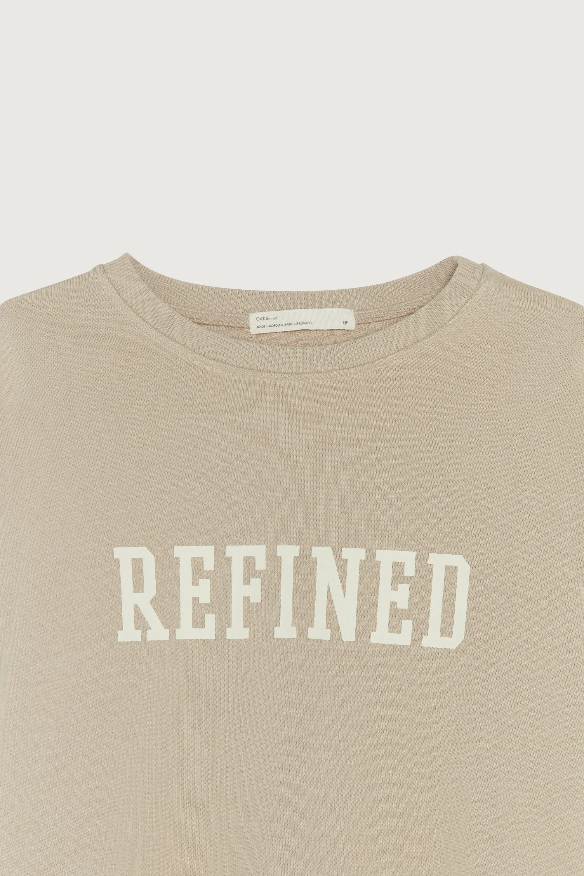 REFINED OVERSIZED SWEATSHIRT