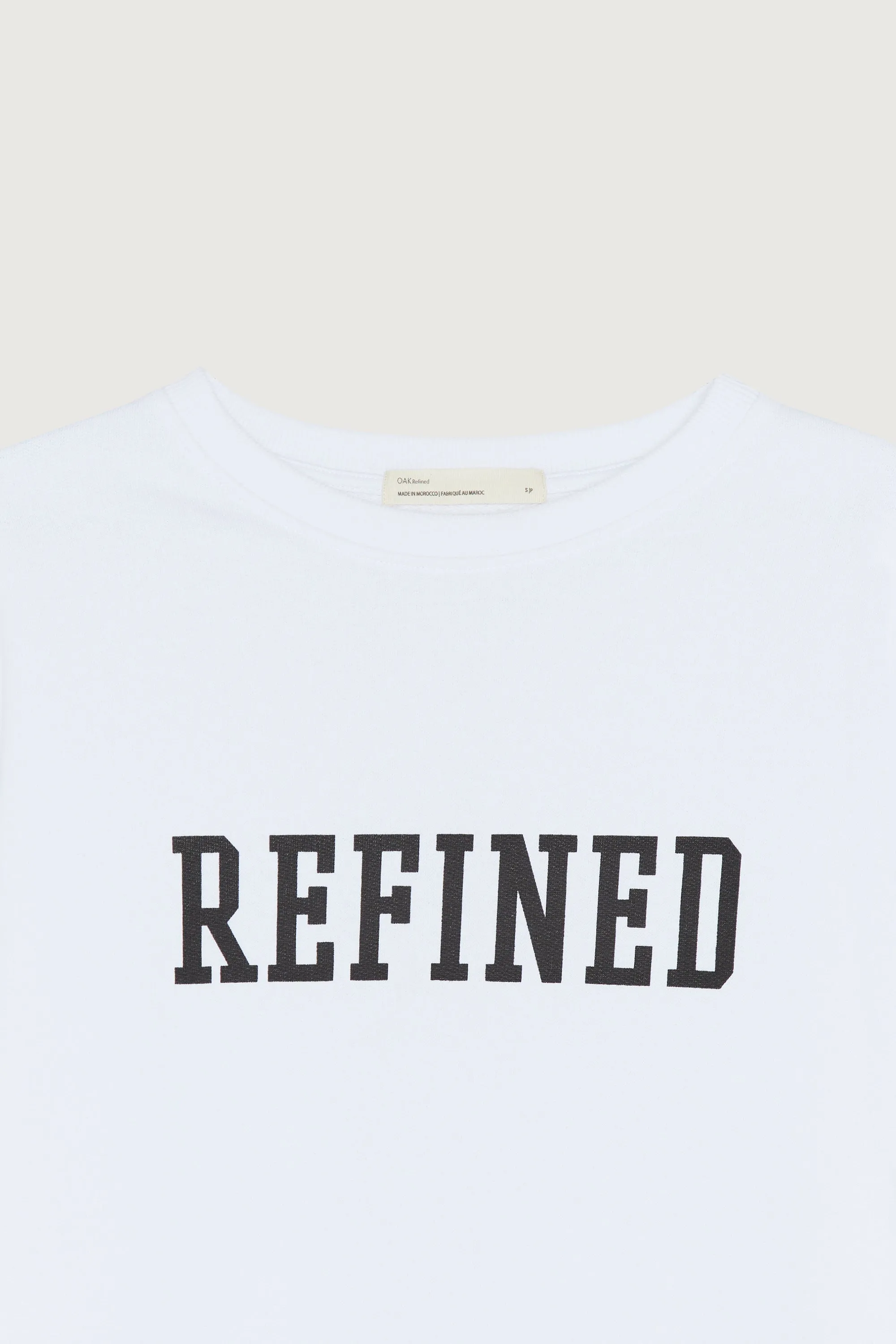 REFINED OVERSIZED SWEATSHIRT