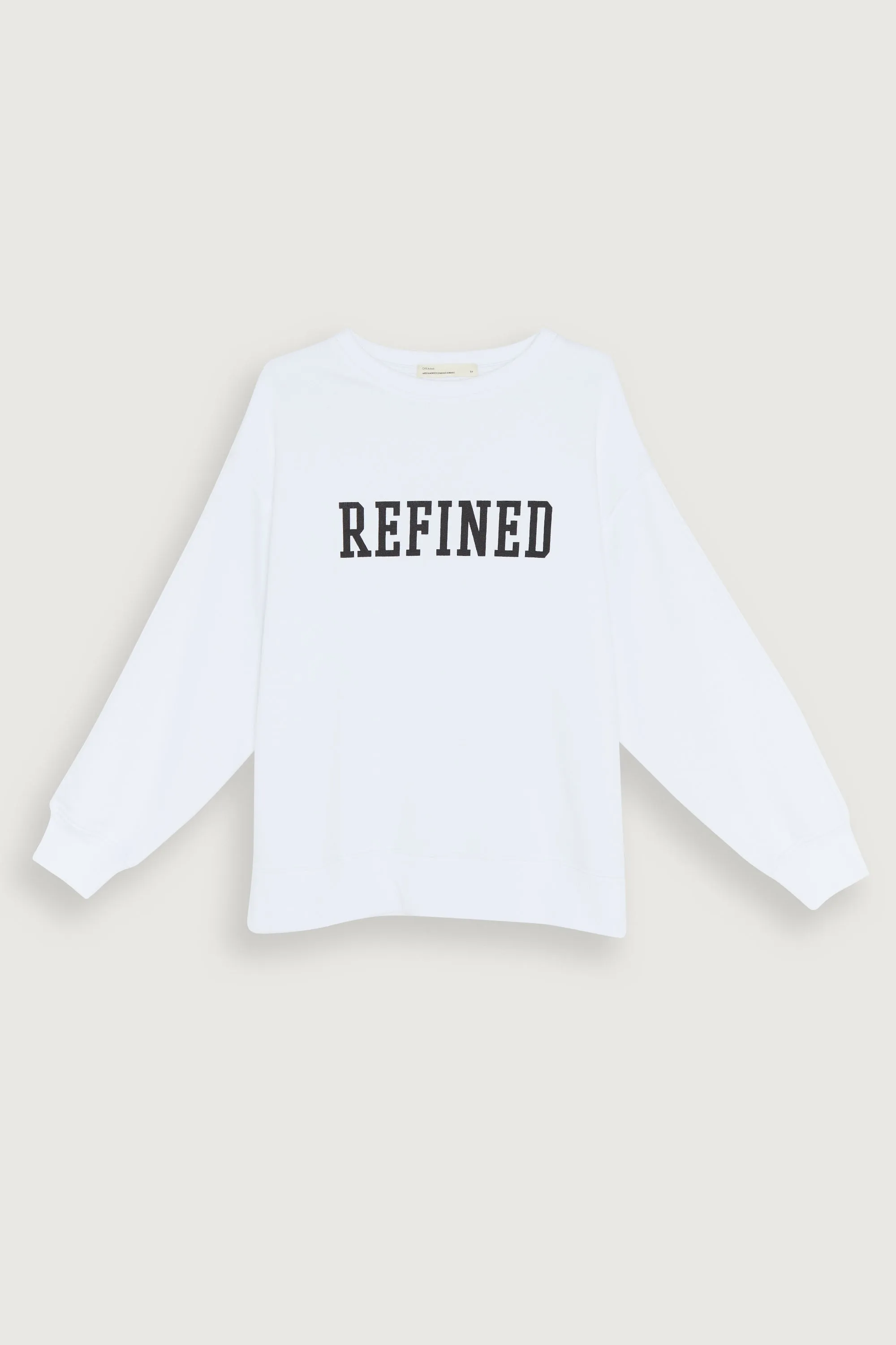 REFINED OVERSIZED SWEATSHIRT