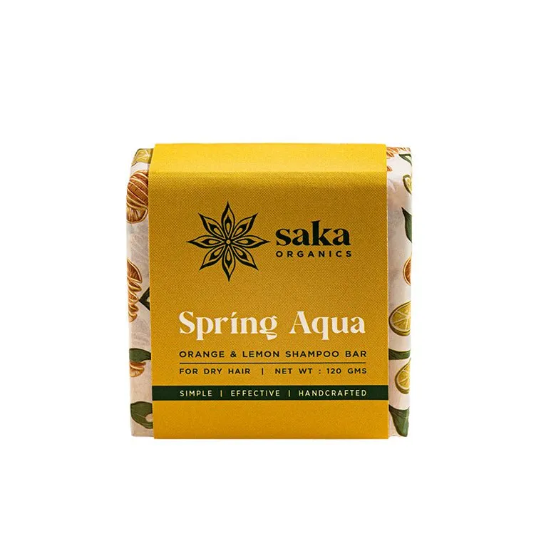 Spring Aqua | Handmade Orange & Lemon Shampoo Bar (120gm)