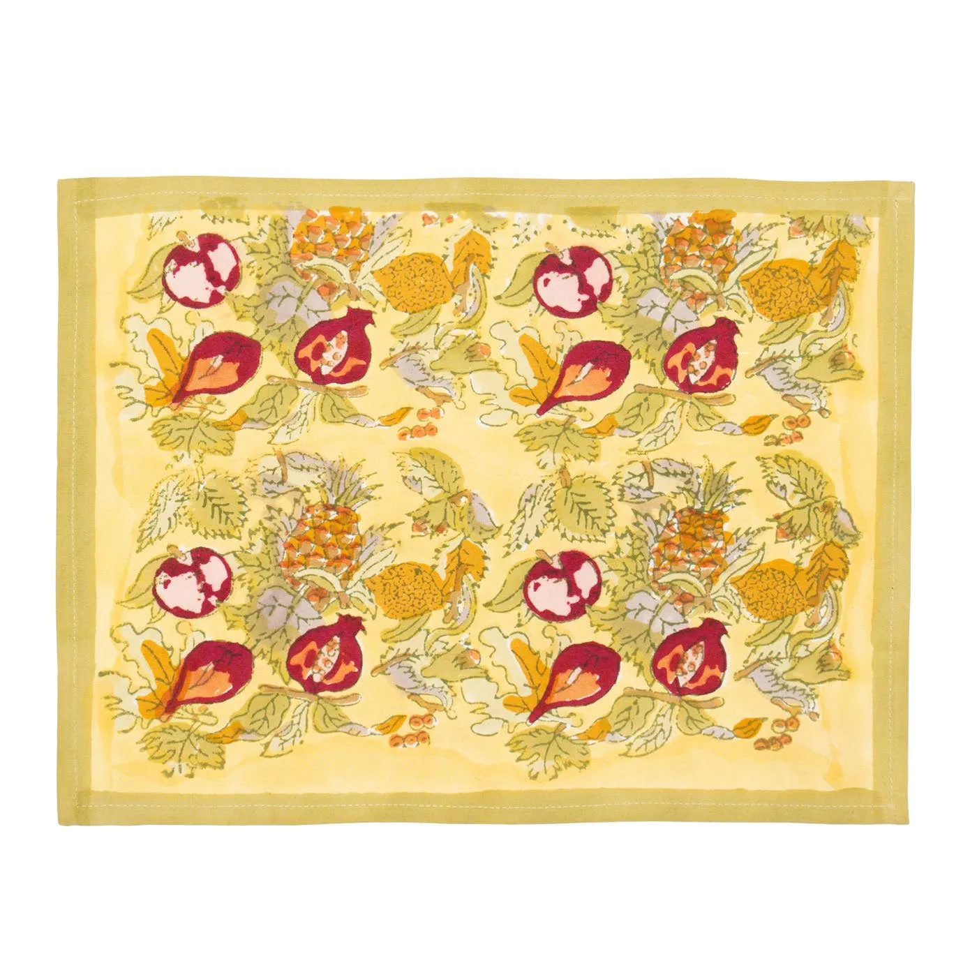 Tutti Frutti Yellow/Green Placemats, Set of 6