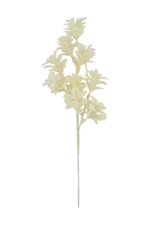 White Glittered Boxwood Pick