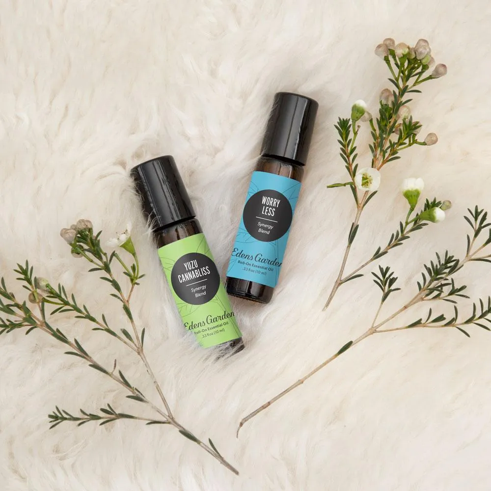 Worry Less Essential Oil Blend- For Calming Nerves, Anxiousness & Quieting Racing Thoughts